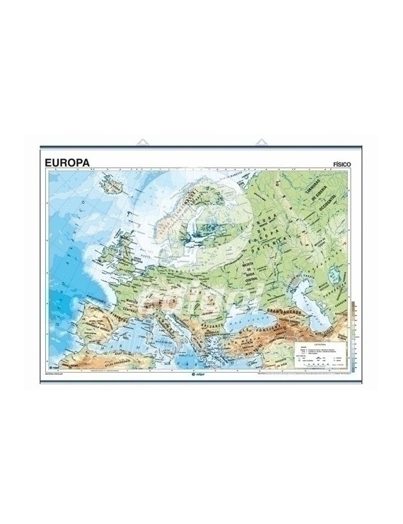 Mapa Edg.Mural 140X100 F/S Europa