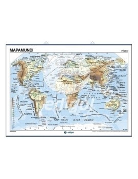 Mapa Edg.Mural 140X100 F/S Mundo