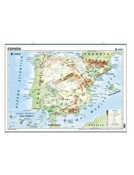Mapa Edg.Poster 70X50 F/S España
