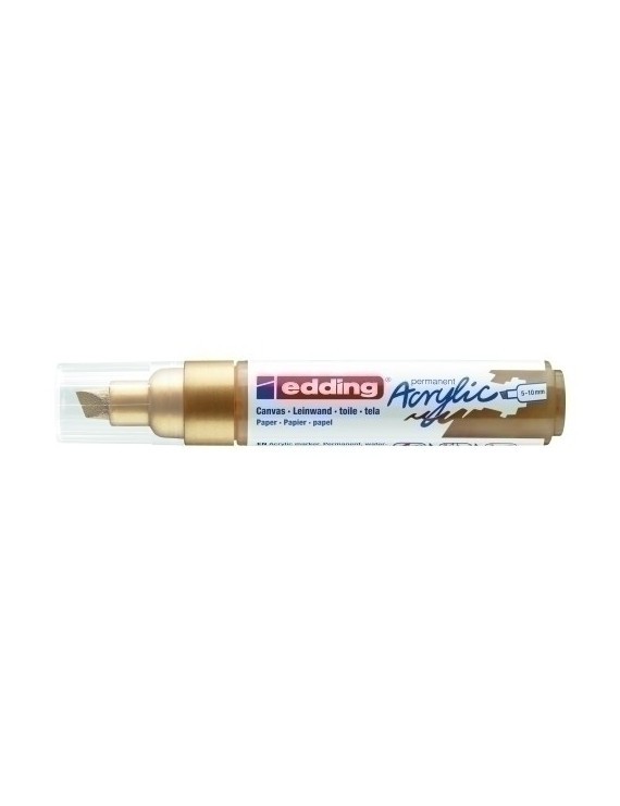Rotul.Edding 5000 Acrylic 5-10 Mm Oro