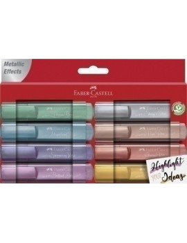 Rotul.Fluor Faber Castell 1546 Met.P/8