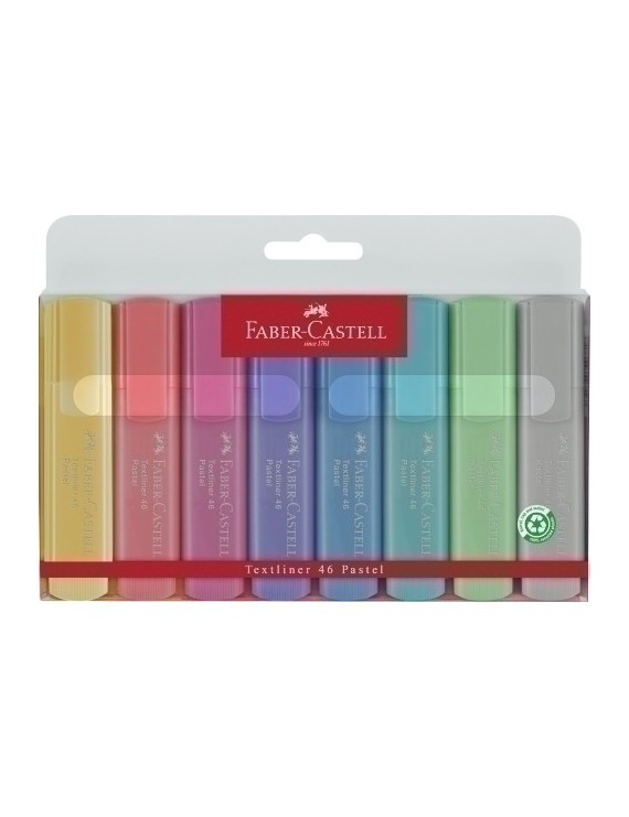 Rotul.Fluor Faber Castell 1546 Est.8