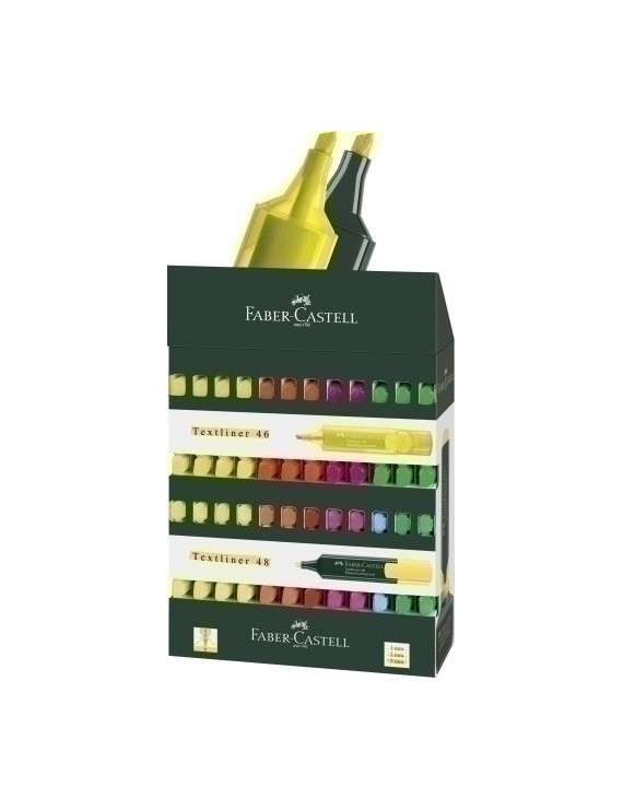 Rotul.Fluor Faber Castell Expositor 120