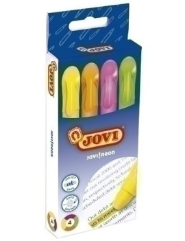 Marcad.Fluor Gel Jovi Caja De 4 Colores