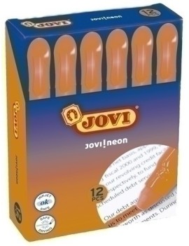 Marcad.Fluor Gel Jovi Caja De 12 Naranja