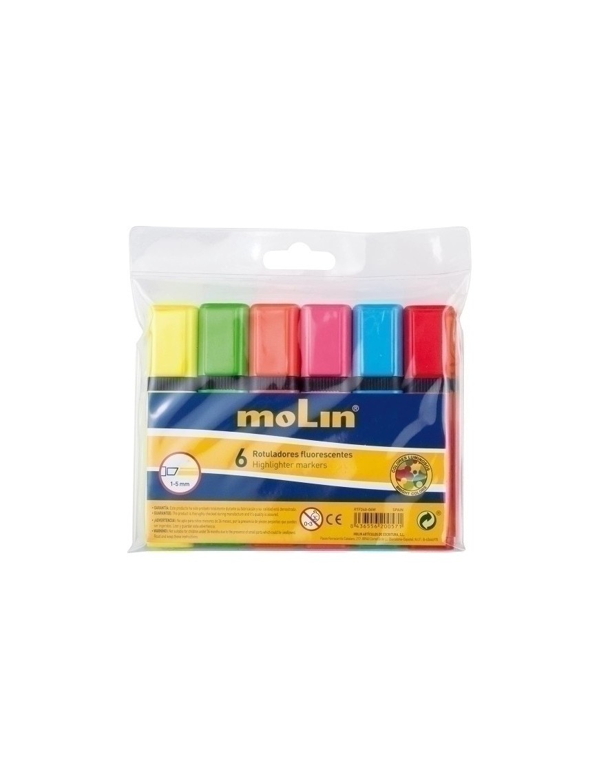 Rotul.Fluor Molin Bolsa De 6