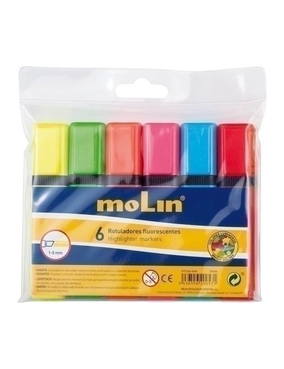 Rotul.Fluor Molin Bolsa De 6