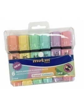 Rotul.Fluor Molin Pastel B/6