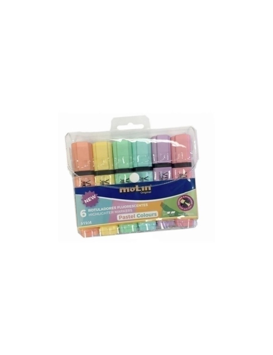 Rotul.Fluor Molin Pastel B/6