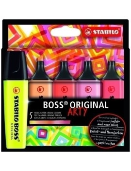 Rotul. Fluor. Boss Arty Line Calido E/5