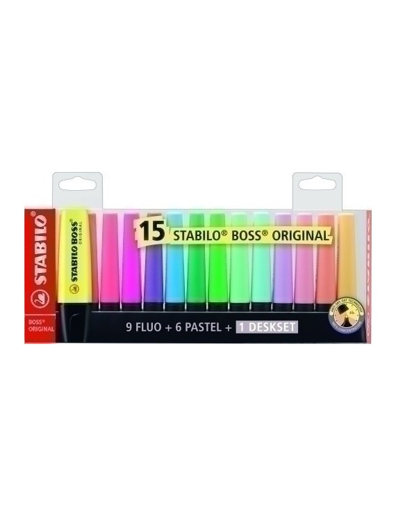 Rotul.Fluor Stab.Boss 70 Estuche 15