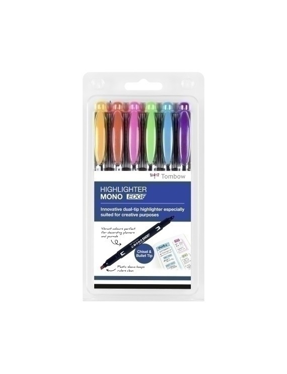 Rotul.Fluor Tombow Mono Edge Est.6