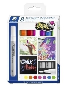 Rotul.Staedtler Chalk Marker 344 Est/8