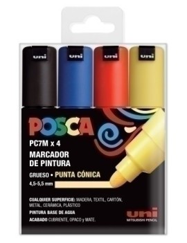 Rotul.Uni-Posca Pc-7M Basic E/4