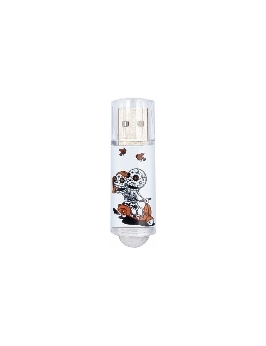 Memoria Usb 32Gb Techone Calavera Moto