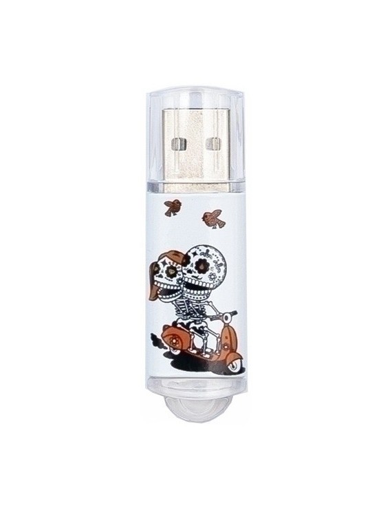 Memoria Usb 32Gb Techone Calavera Moto