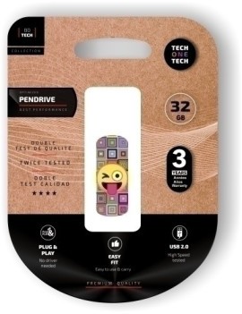 Memoria Usb 32Gb Techone Emoji Guiño