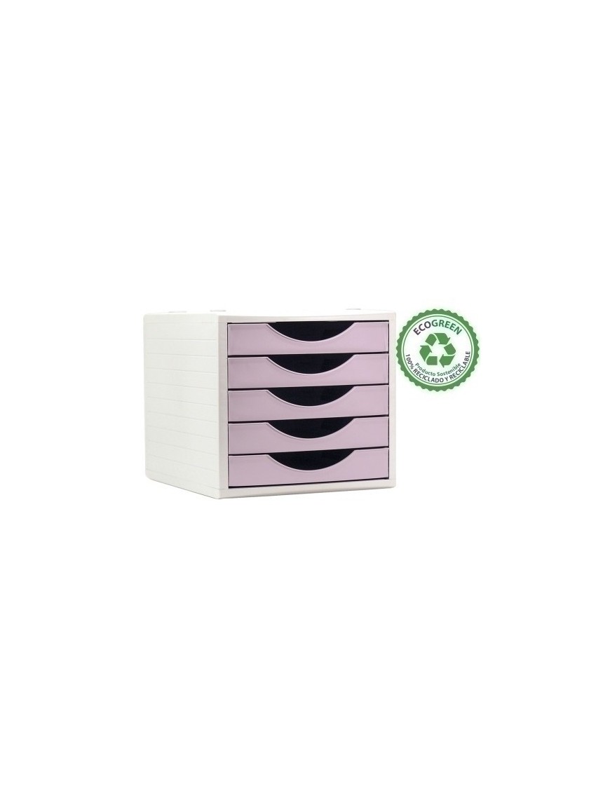 Modulo 5 Cajones A.2000 Rosa Pastel