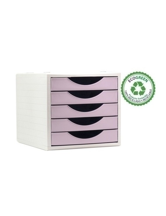 Modulo 5 Cajones A.2000 Rosa Pastel