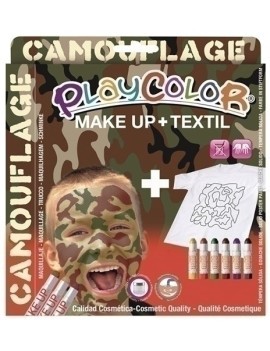 Pack Playcolor Maquill.+Textil Camouflag