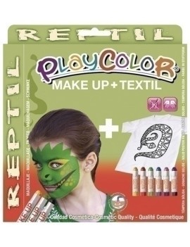 Pack Playcolor Maquill.+Textil Reptil