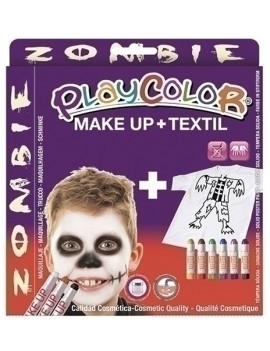 Pack Playcolor Maquill.+Textil Zombie