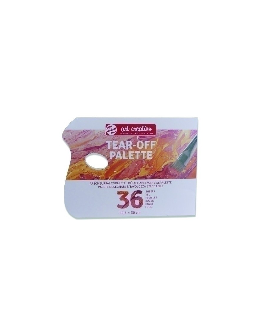 Paleta Talens Desechable 36 Hojas