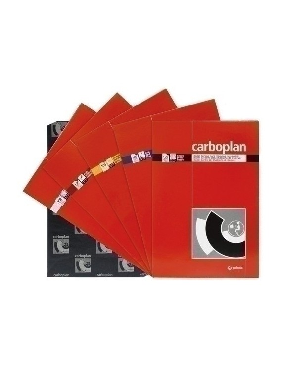 Papel Carbon Carboplan Fº Cj.100 Negro