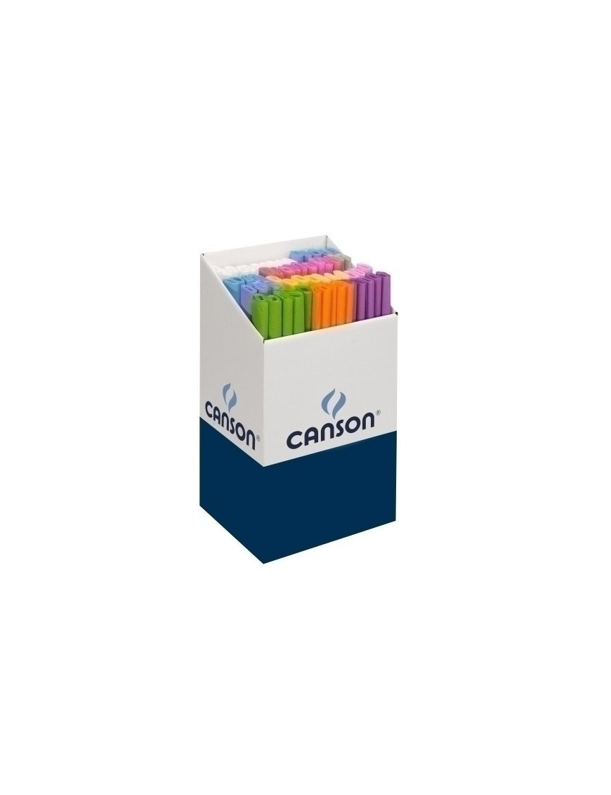 Papel Crepe Canson 40G 0,5X2,5  Exp.60 V