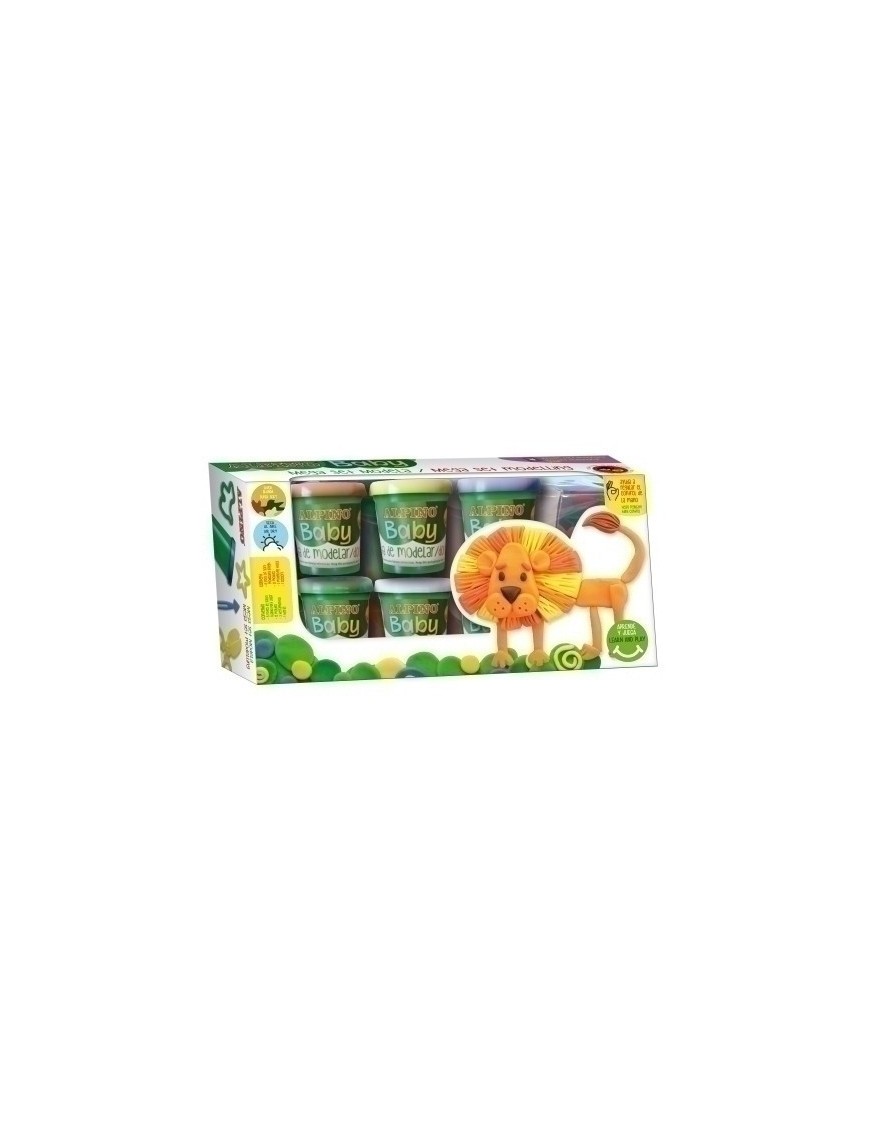 Pasta Modelar Alpino Baby (6X85Gr)