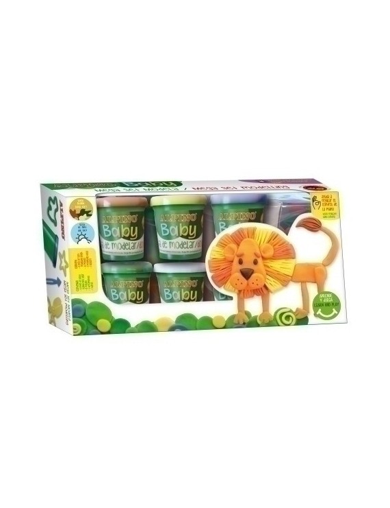 Pasta Modelar Alpino Baby (6X85Gr)