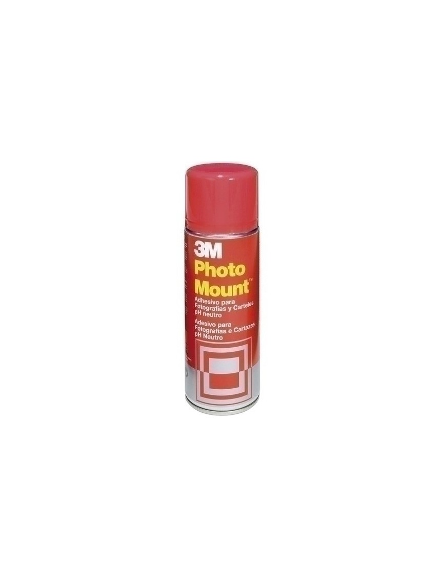 Pegamento Spray 3M 400Ml Photo (Rojo)