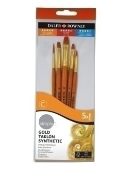 Pincel Daler Rowney Taklon M.Corto Bl. 5