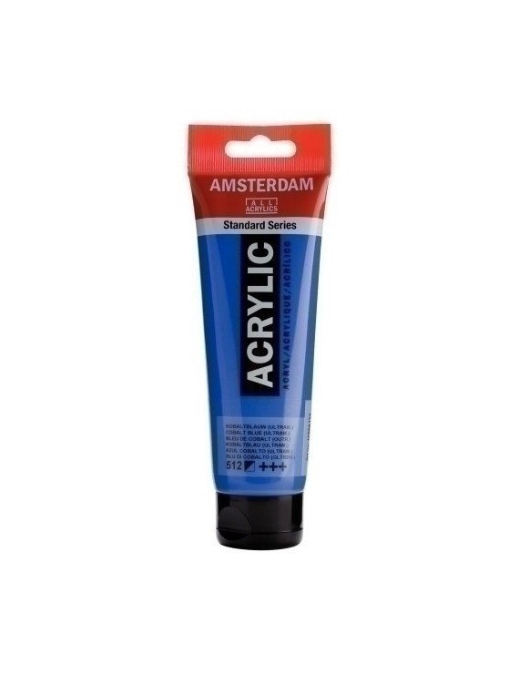 Pintura Acril.Amsterdam 120 Ml Azul Cob.