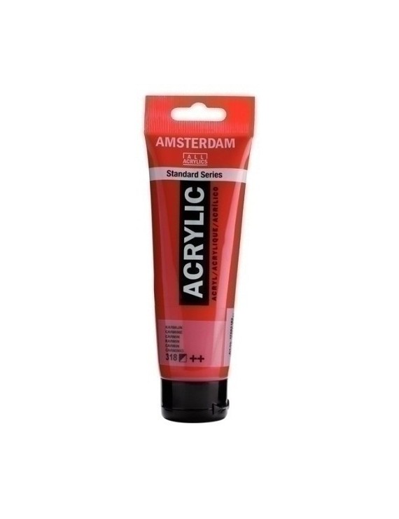 Pintura Acril.Amsterdam 120 Ml Carmin