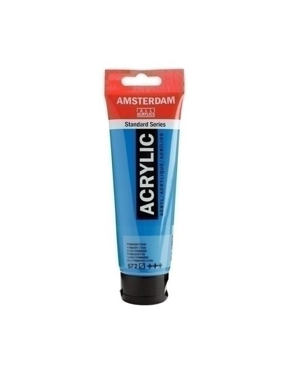 Pintura Acril.Amsterdam 120 Ml Cian