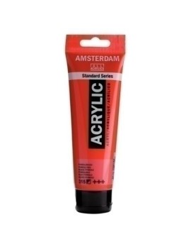 Pintura Acril.Amsterdam 120 Ml Rojo Pyrr