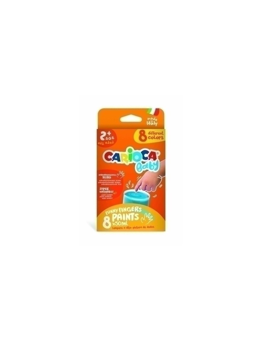 Pintura De Dedos Carioca Baby 50 Ml E/8