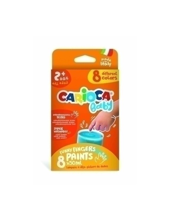 Pintura De Dedos Carioca Baby 50 Ml E/8