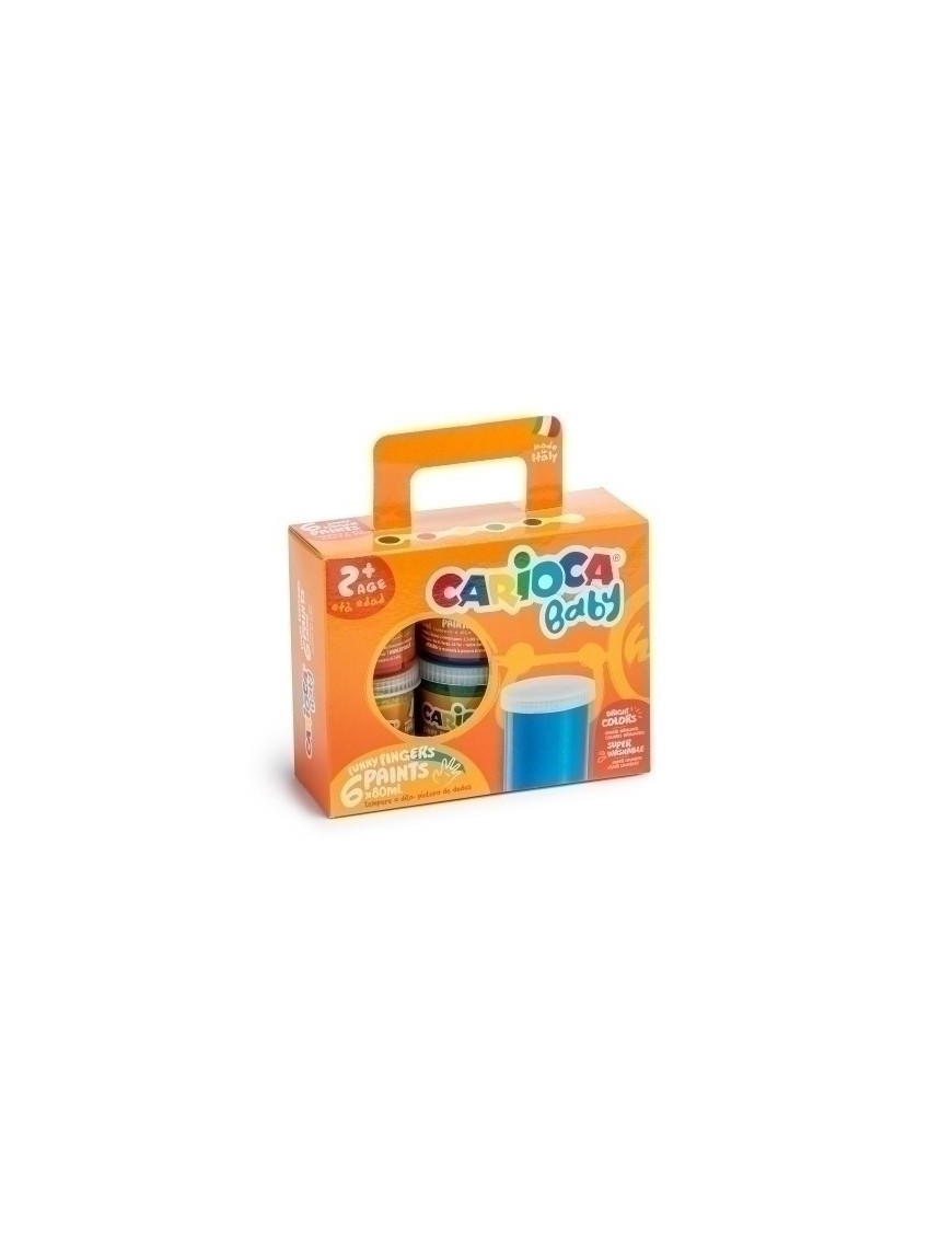 Pintura De Dedos Carioca Baby 80 Ml E/6