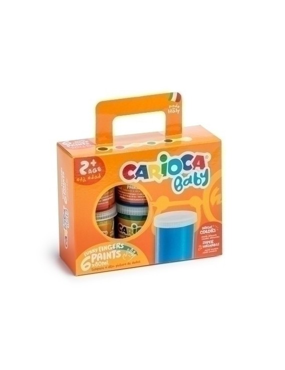 Pintura De Dedos Carioca Baby 80 Ml E/6