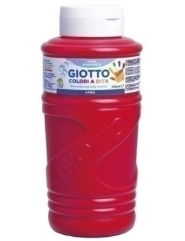 Pintura Dedos Giotto 750 Ml Rojo