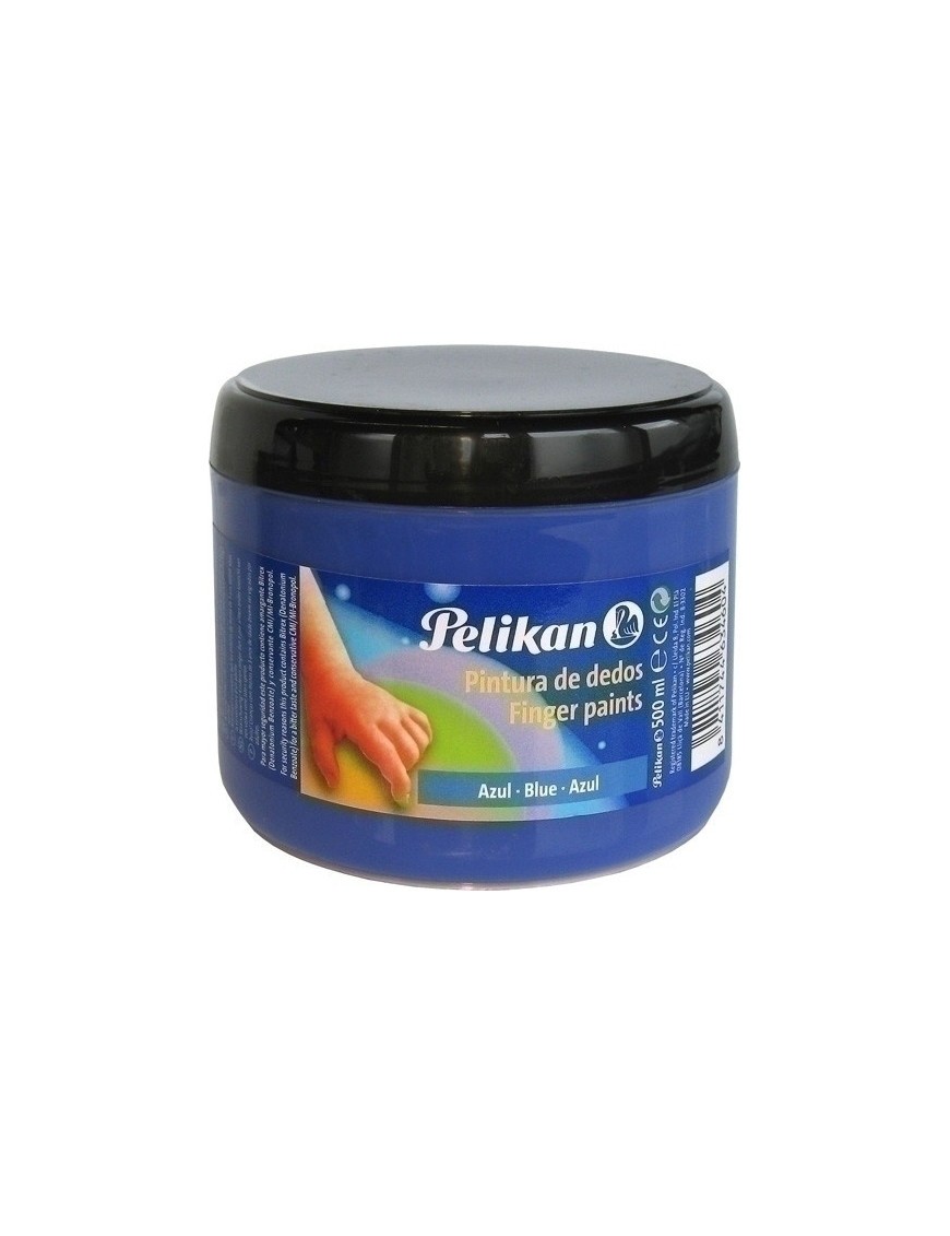 Pintura Dedos Pelikan 500 Ml Azul Celest