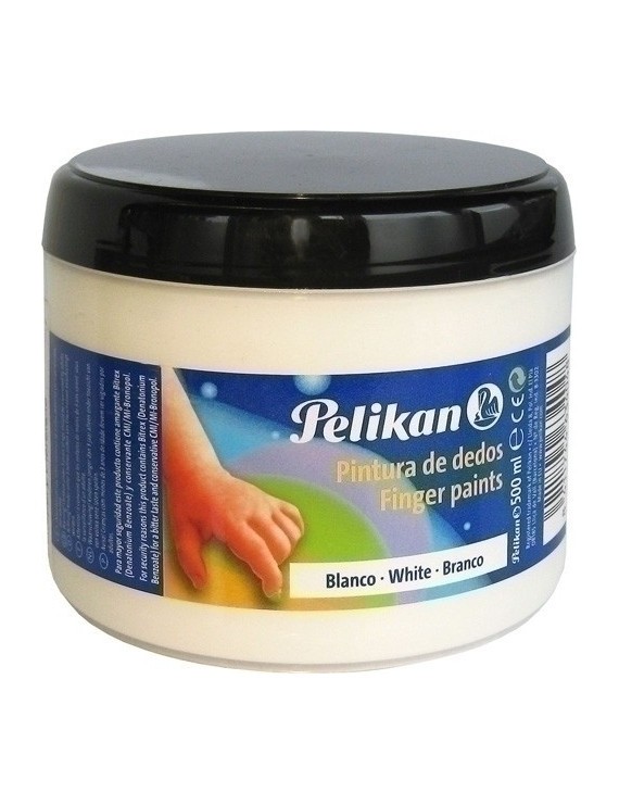 Pintura Dedos Pelikan 500 Ml Blanco