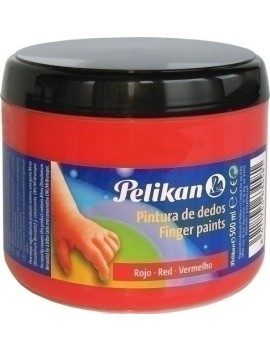 Pintura Dedos Pelikan 500 Ml Bermellon