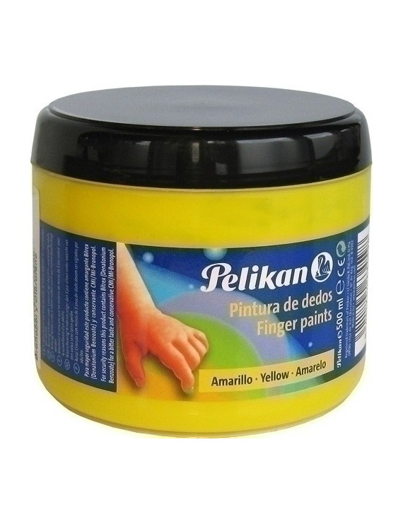 Pintura Dedos Pelikan 500 Ml Amarillo