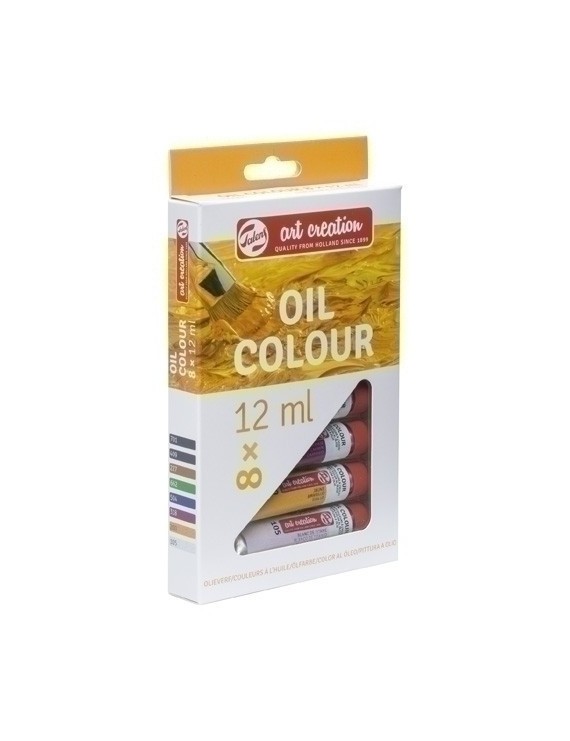 Pintura Oleo Talens 12 Ml Estuche 8