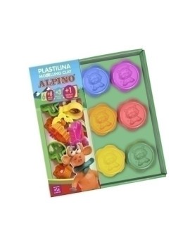 Plastilina Alpino Kit 6 Col+ Moldes