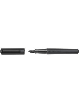 Pluma Faber-Castell Hexo Negro Mate (M)