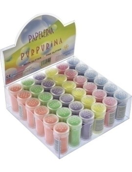 Purpurina Abaco Neon 6 Colores Exp.36